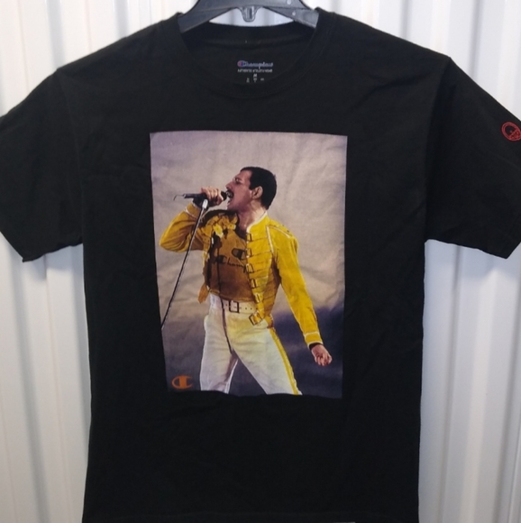 Champion Queen Freddy Mercury S/S Graphic T-Shirt Size Medium - Picture 2 of 5